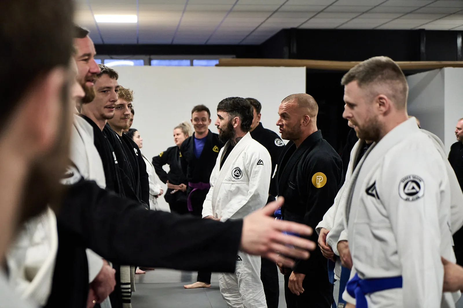 Adults training Jiu-Jitsu at RGA Salford