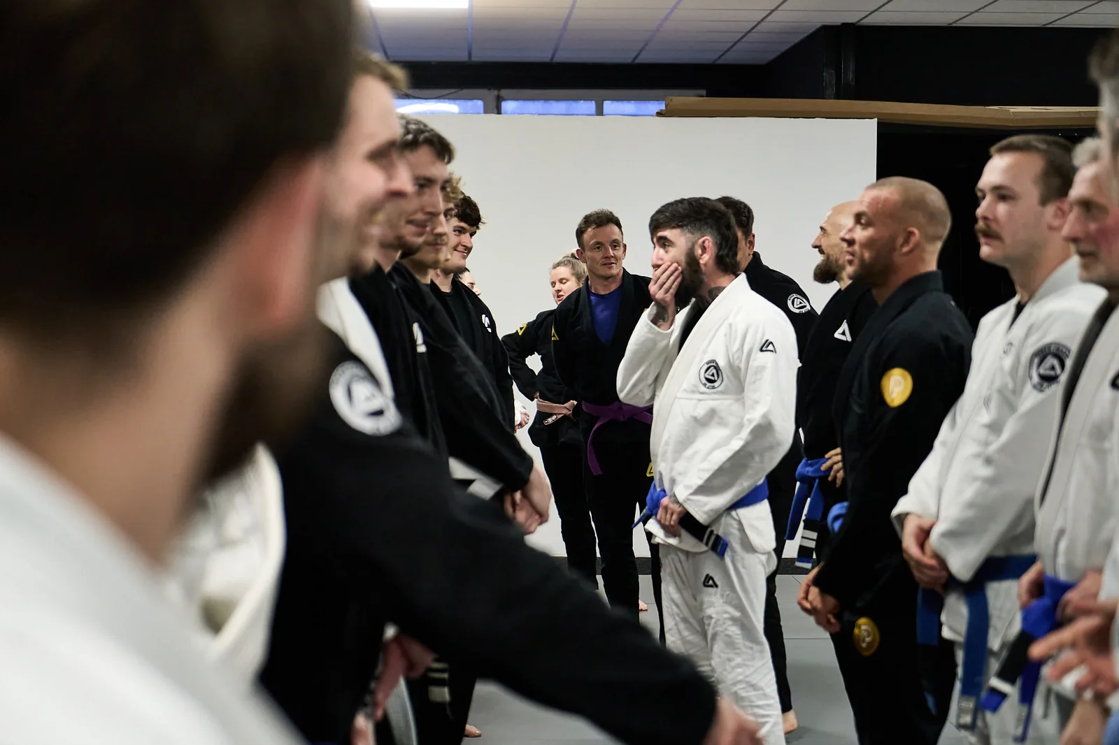 Adults training Jiu-Jitsu at RGA Salford