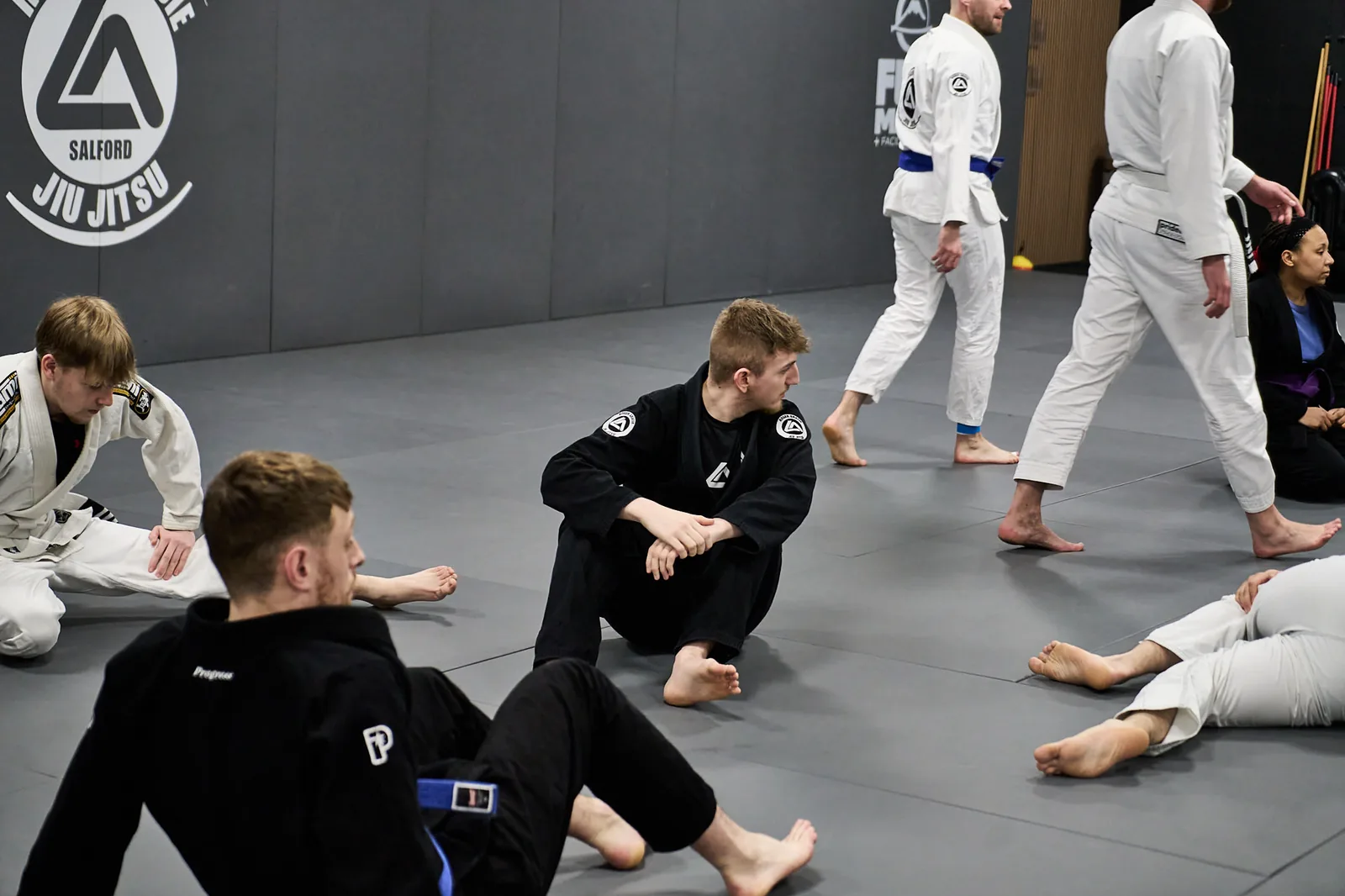 Adults training Jiu-Jitsu at RGA Salford