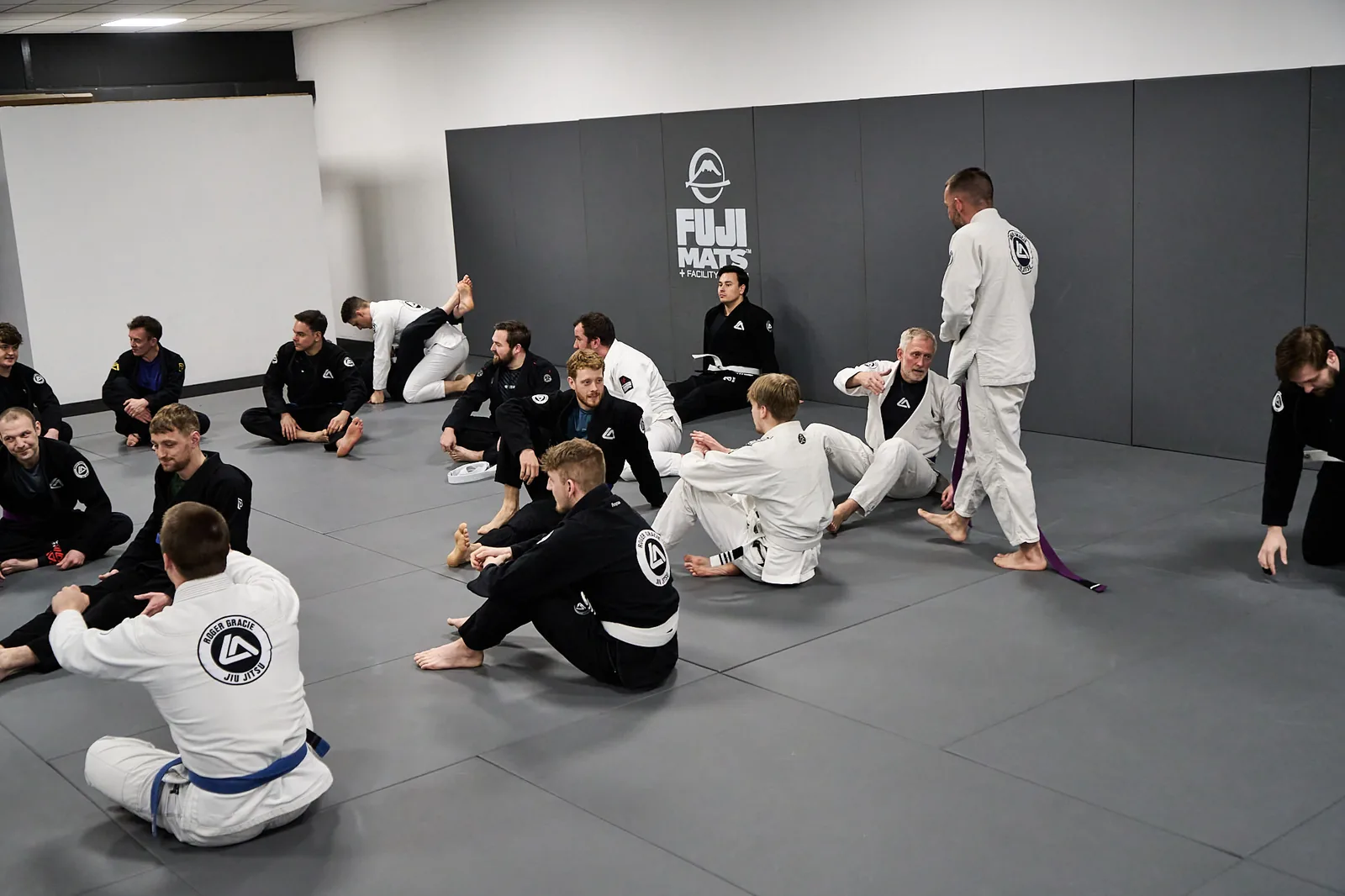 Adults training Jiu-Jitsu at RGA Salford