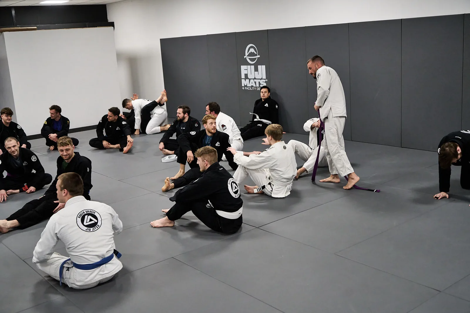 Adults training Jiu-Jitsu at RGA Salford