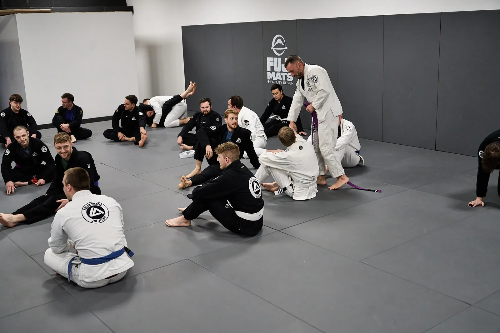 Adults training Jiu-Jitsu at RGA Salford