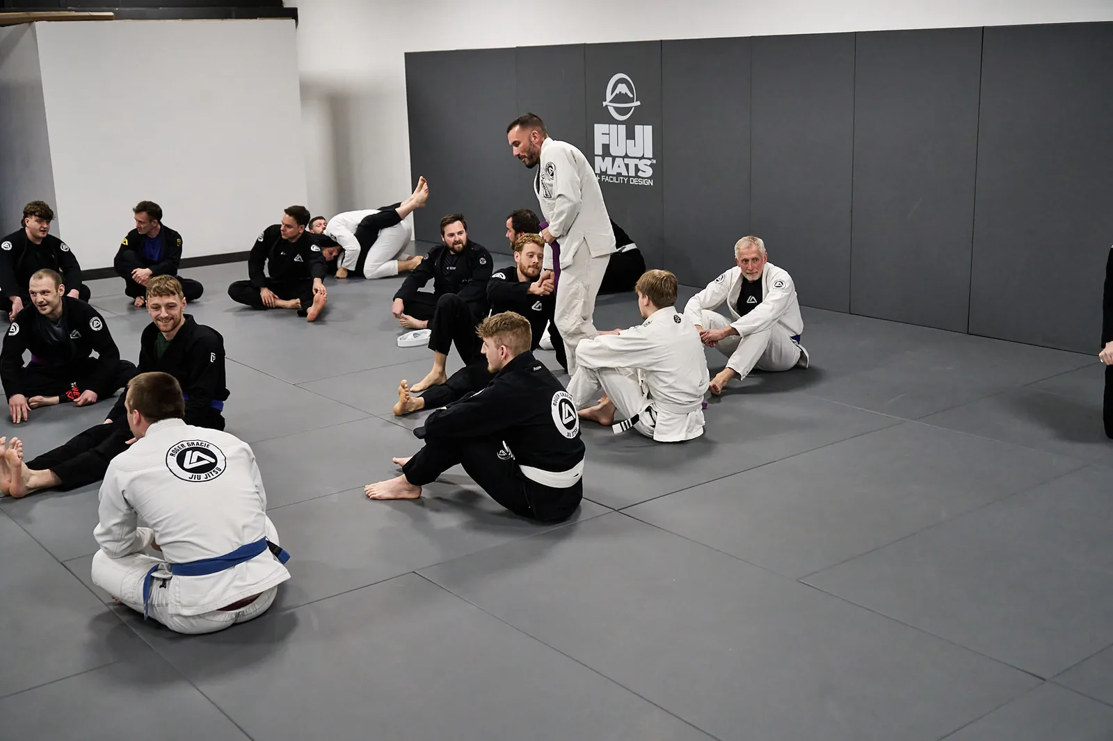 Adults training Jiu-Jitsu at RGA Salford