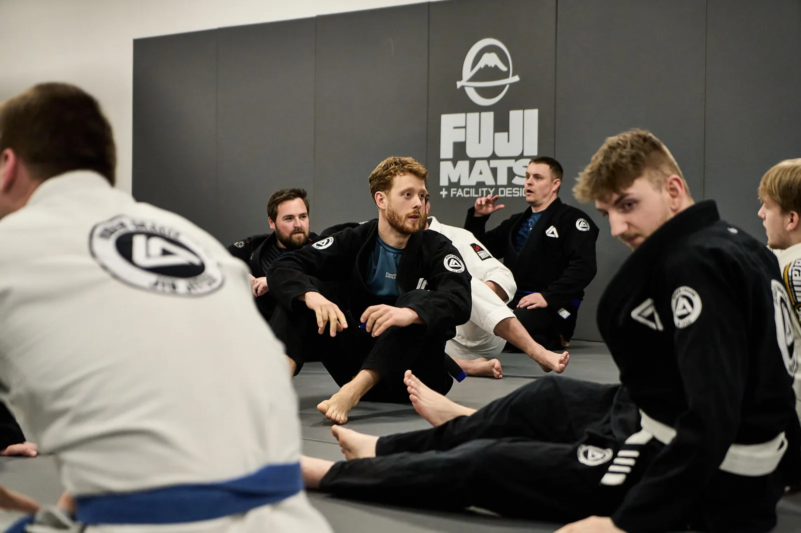 Adults training Jiu-Jitsu at RGA Salford