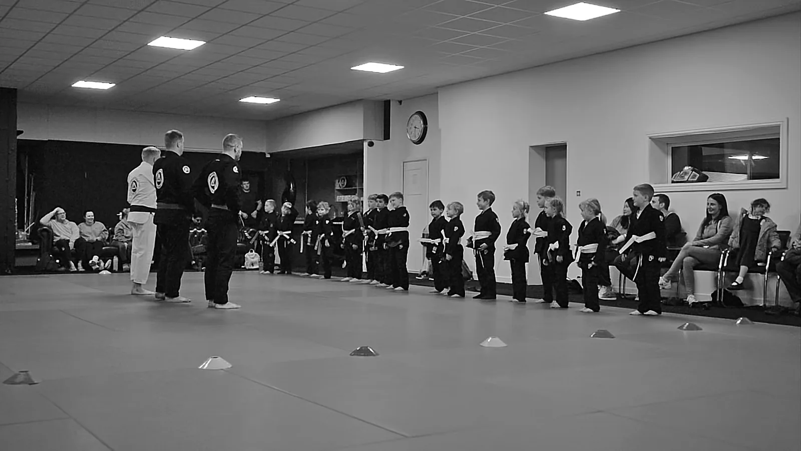 Young children training Jiu-Jitsu at RGA Salford