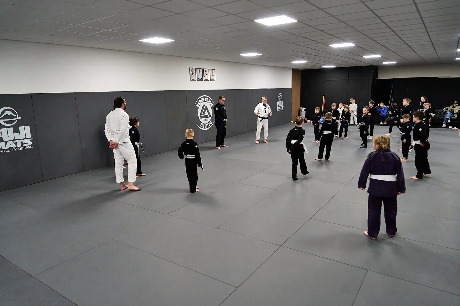 Children training Jiu-Jitsu at RGA Salford
