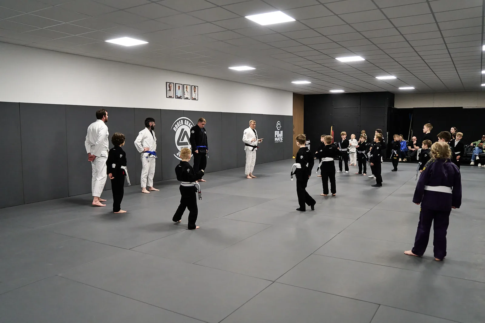 Children training Jiu-Jitsu at RGA Salford