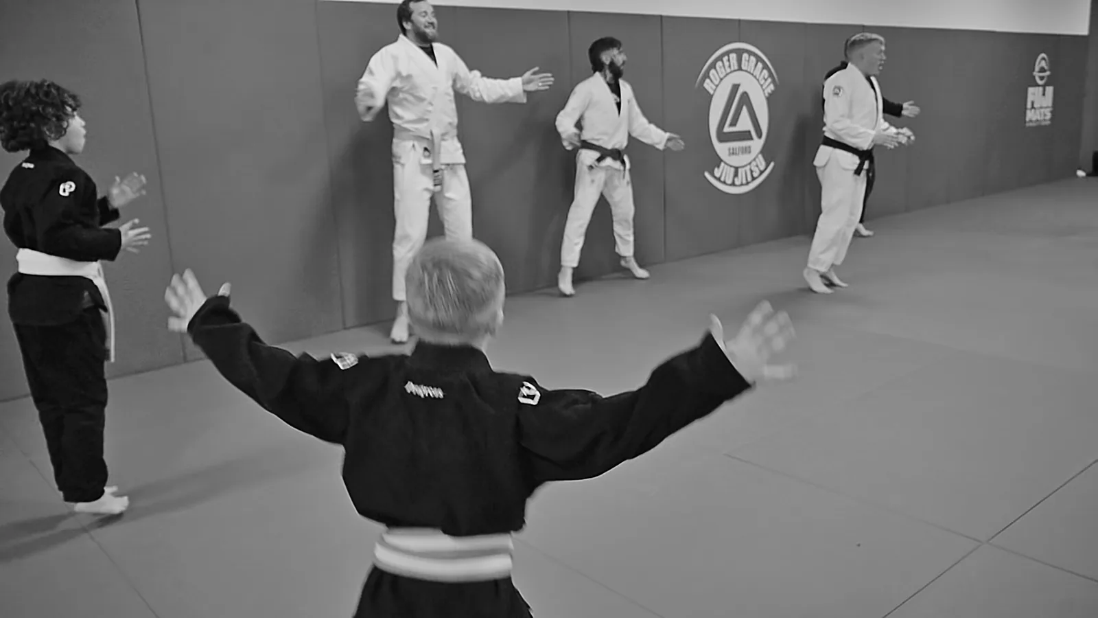 Children training Jiu-Jitsu at RGA Salford