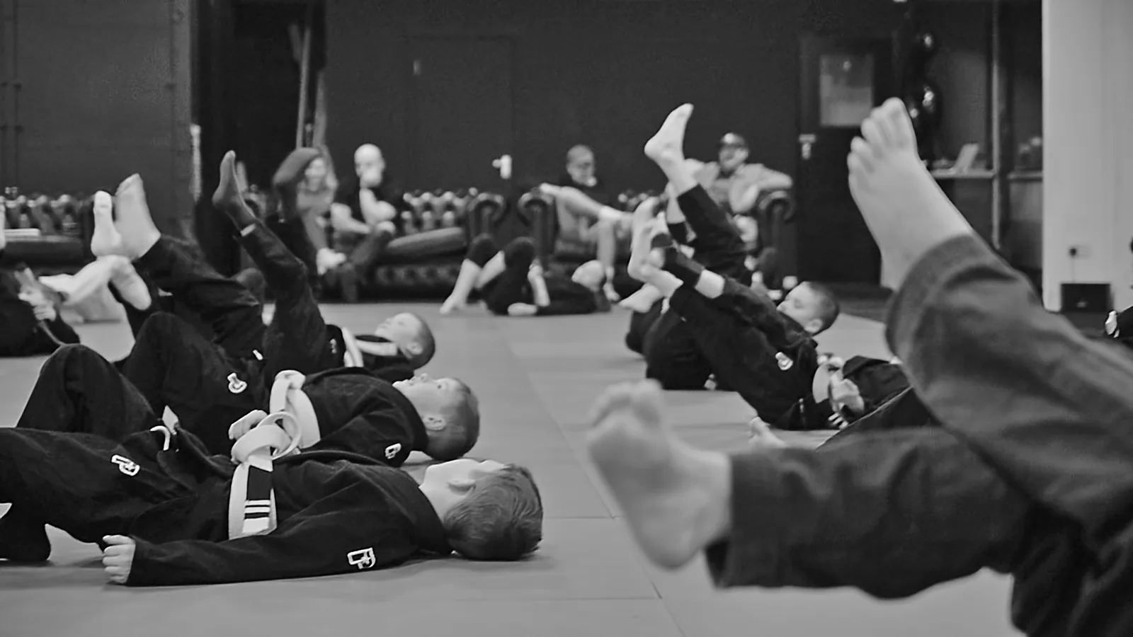 Children training Jiu-Jitsu at RGA Salford