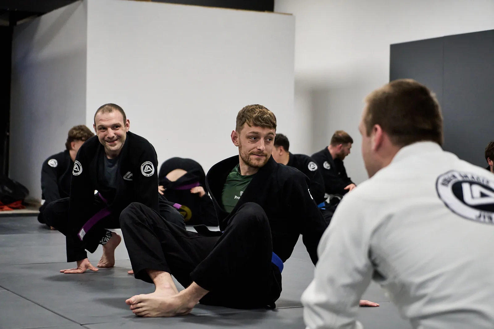Adults training Jiu-Jitsu at RGA Salford