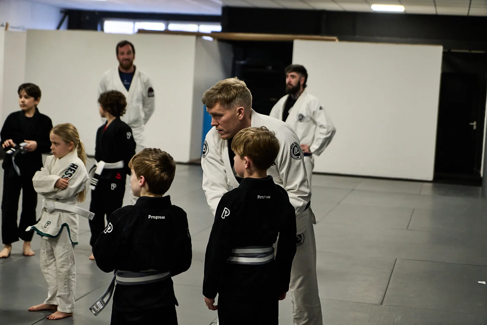 Children training Jiu-Jitsu at RGA Salford