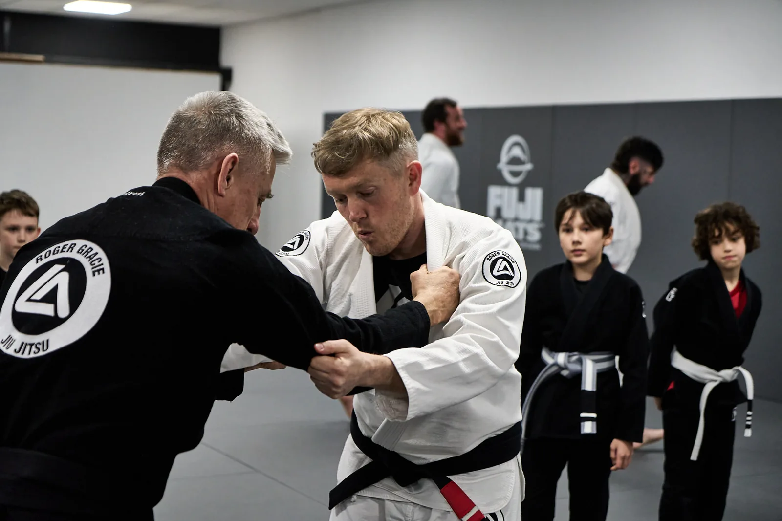 Children training Jiu-Jitsu at RGA Salford