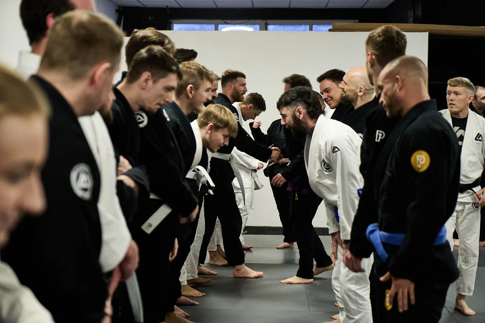 Adults training Jiu-Jitsu at RGA Salford
