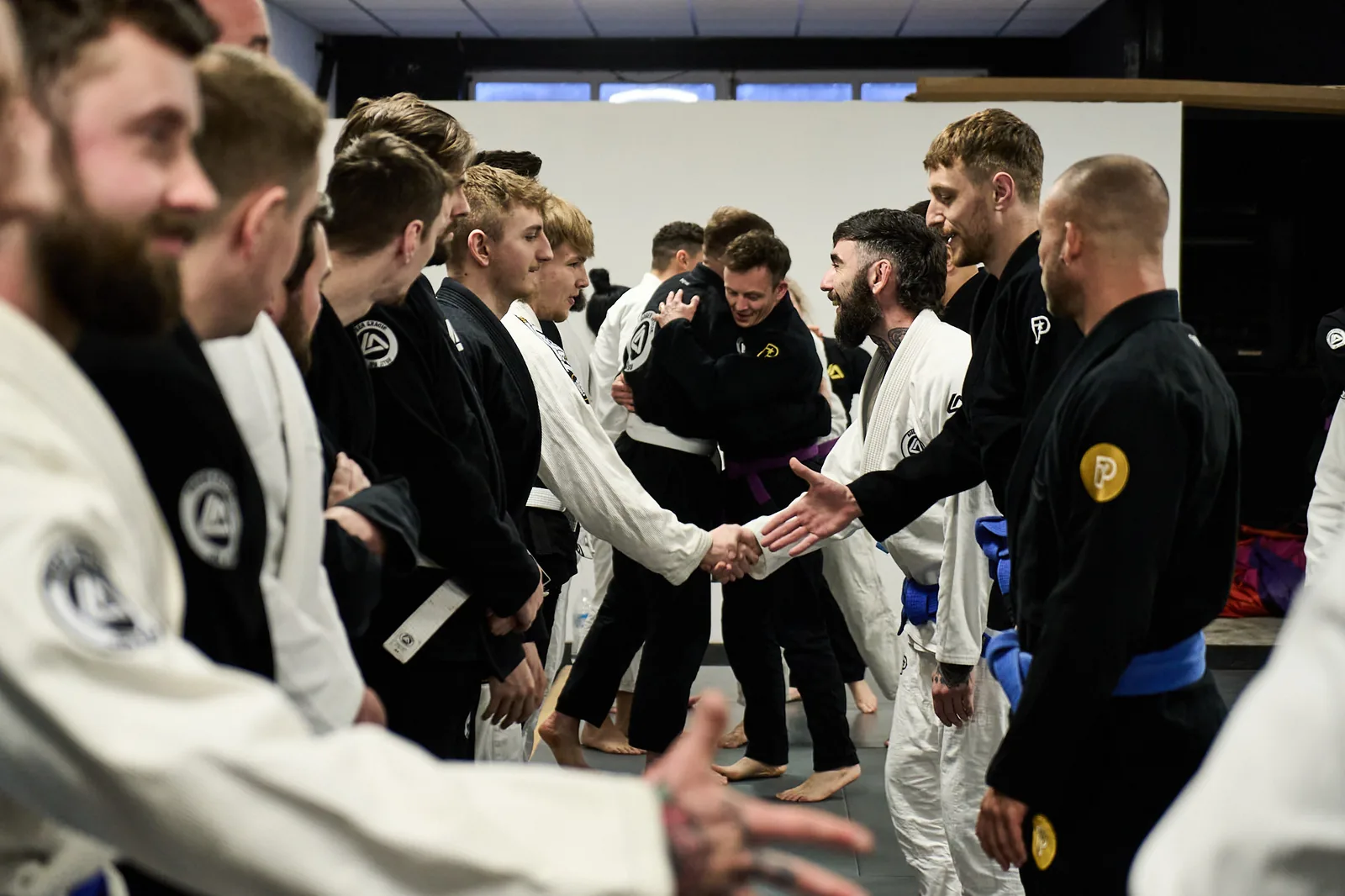 Adults training Jiu-Jitsu at RGA Salford