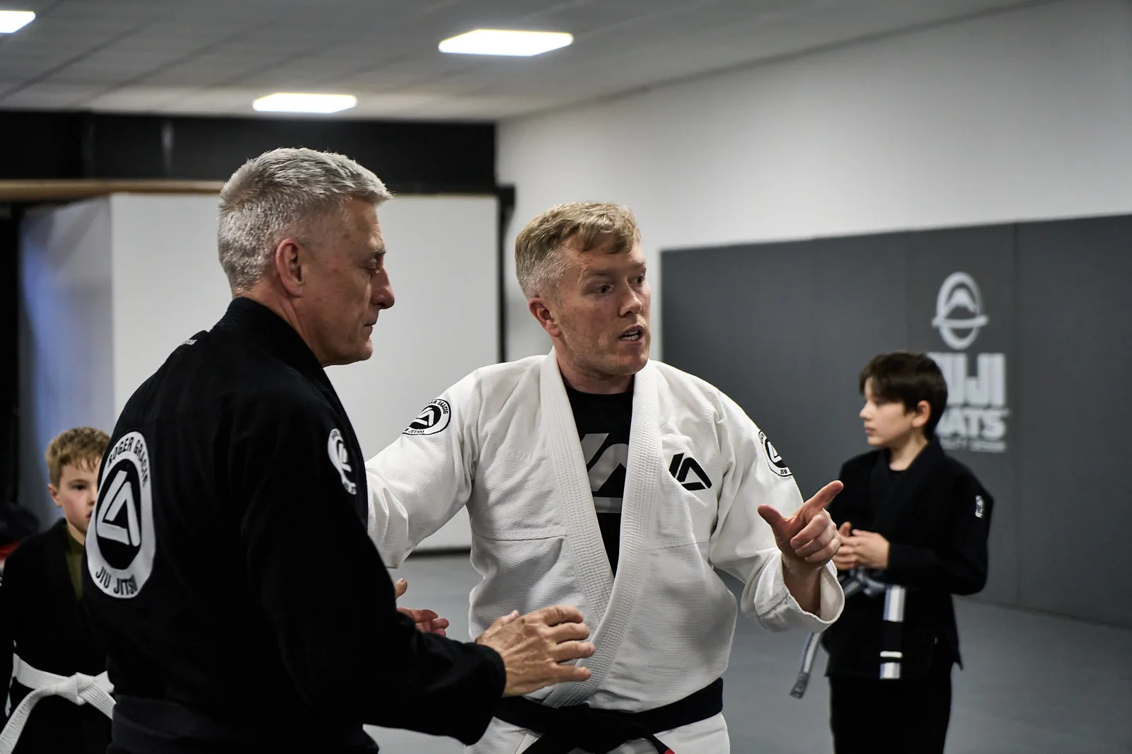 Children training Jiu-Jitsu at RGA Salford